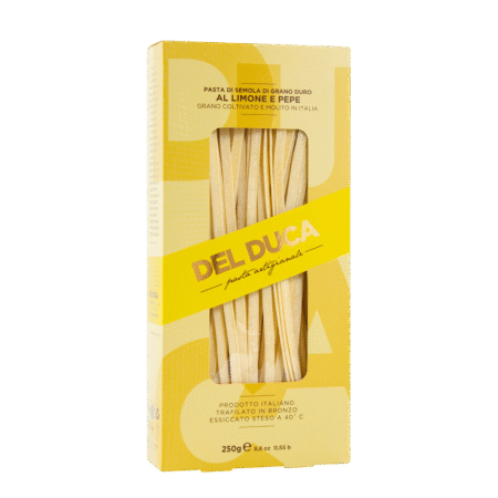 Pasta Fettuccine Sidruni ja Pipraga, Del Duca, 250g