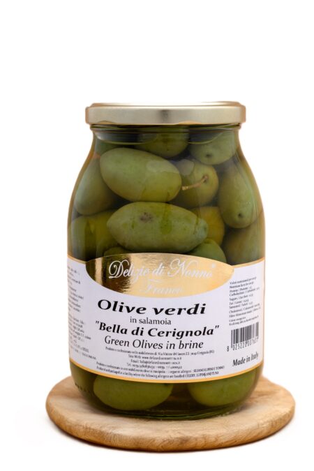 Oliivid “Bella di Cerignola 3G” soolvees, 1062 g